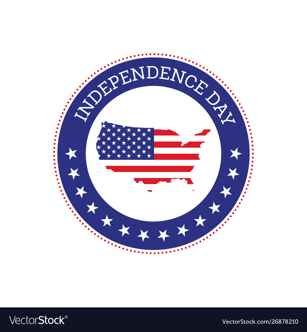 Fourth july independence day united states Vector Image