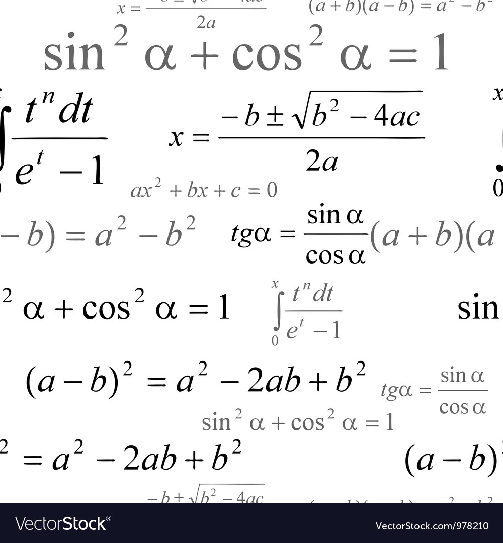 Mathematical Equation Pattern