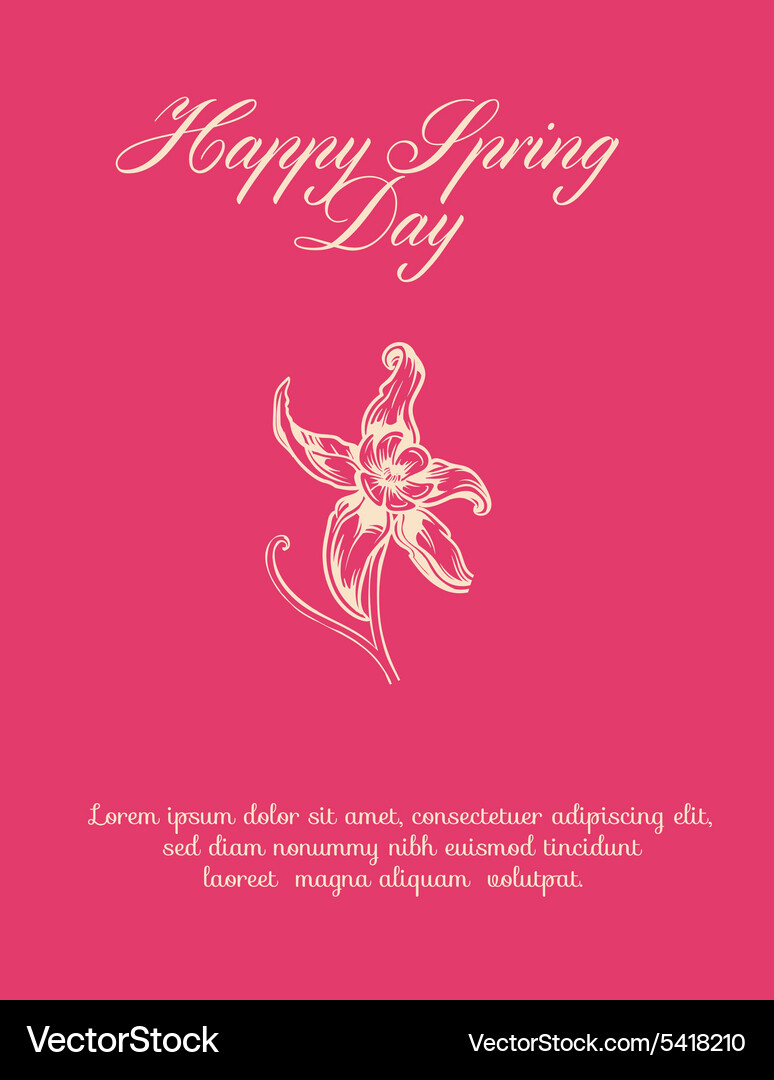 Spring Royalty Free Vector Image - VectorStock
