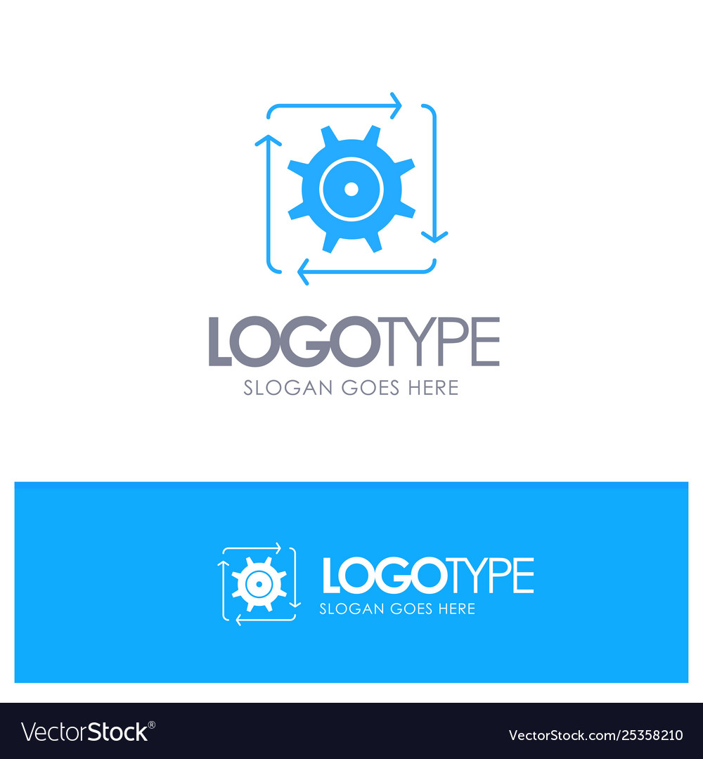 Workflow automation development flow operation vector image Workflow automation development flow operation
