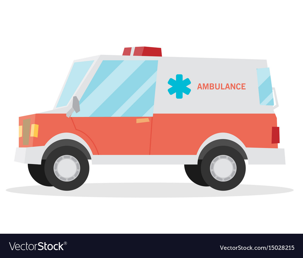 Ambulance car Royalty Free Vector Image - VectorStock