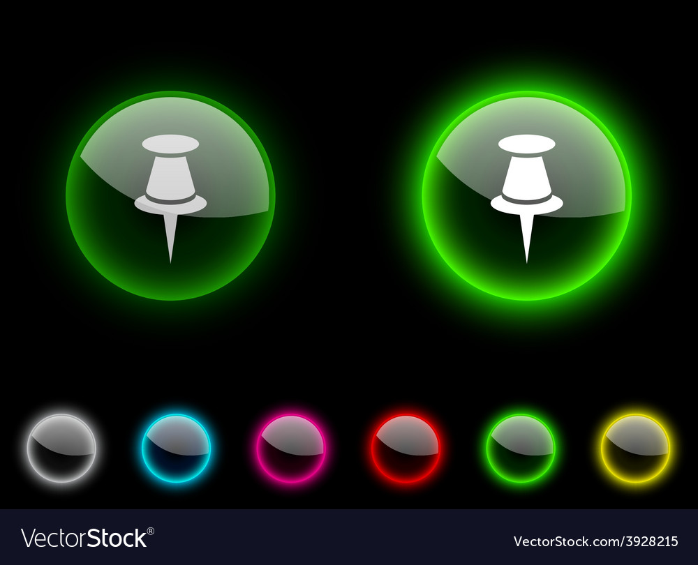 Drawing-pin button