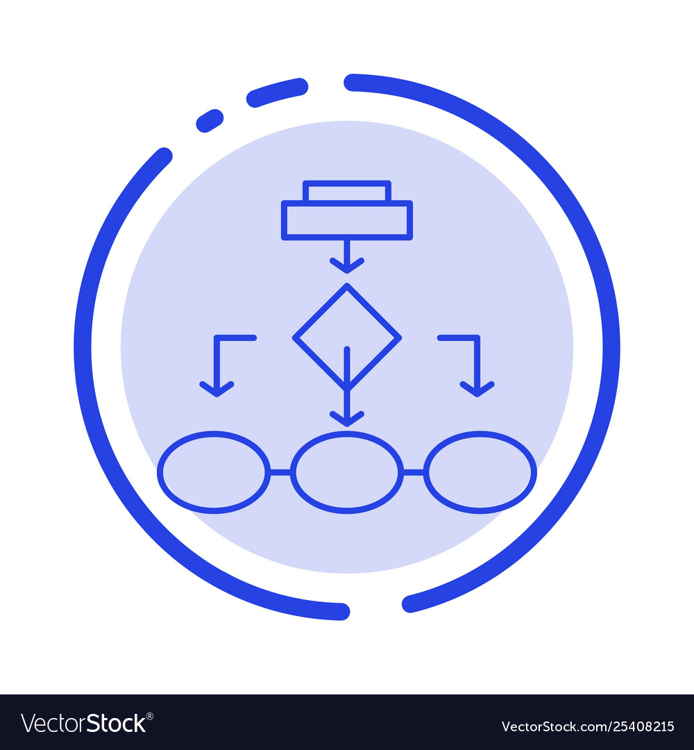Flowchart algorithm business data architecture vector image Flowchart algorithm business data architecture
