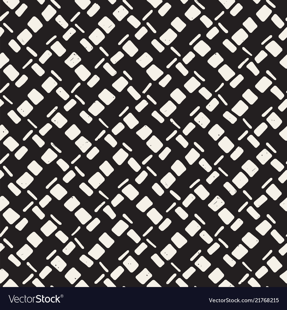Hand drawn seamless repeating pattern with lines vector image Hand drawn seamless repeating pattern with lines