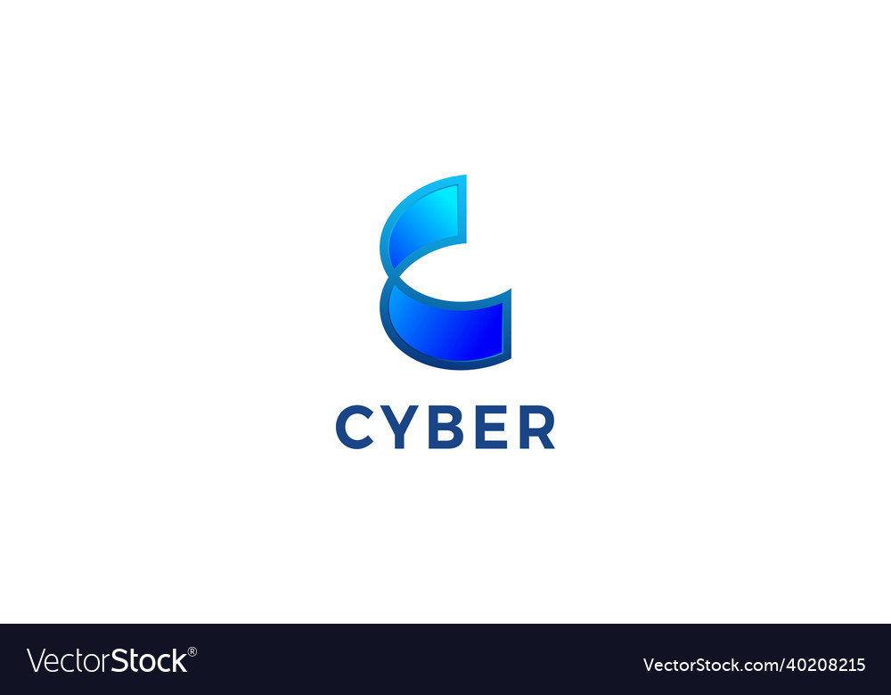 Letter c abstract logo design