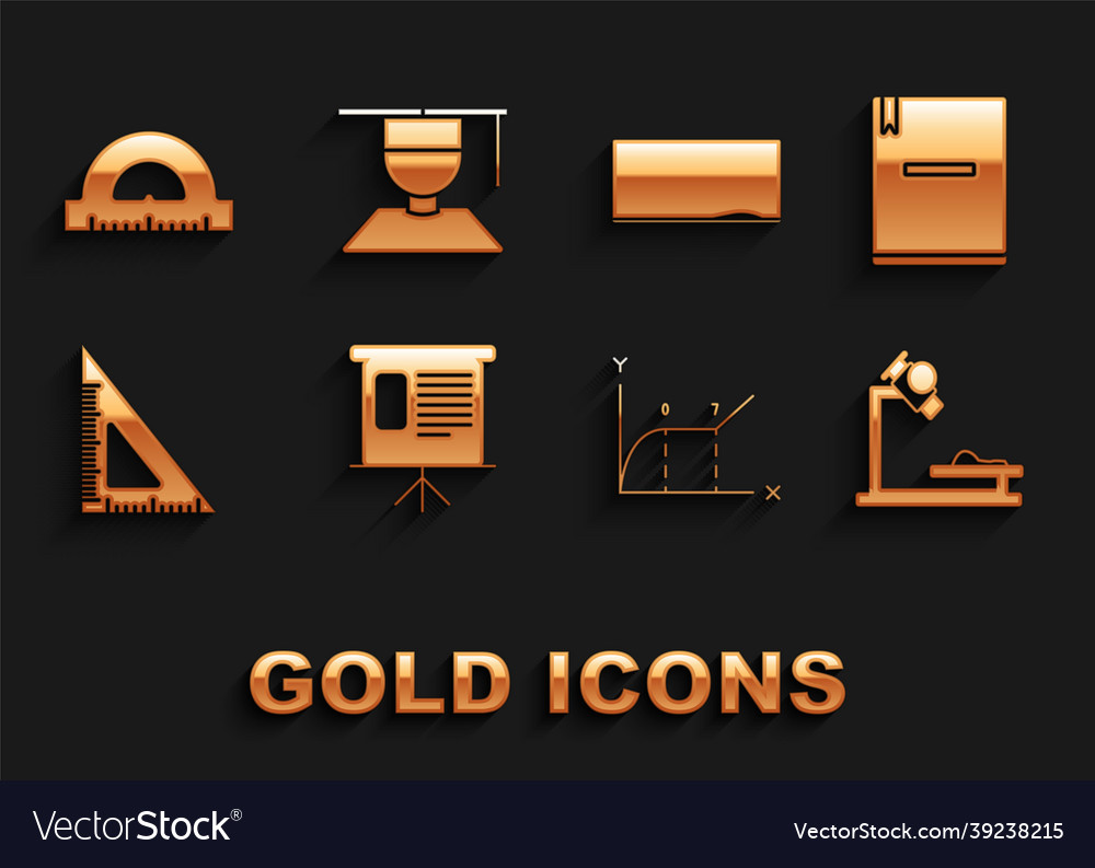 Set presentation financial board with graph pie vector image Set presentation financial board with graph pie