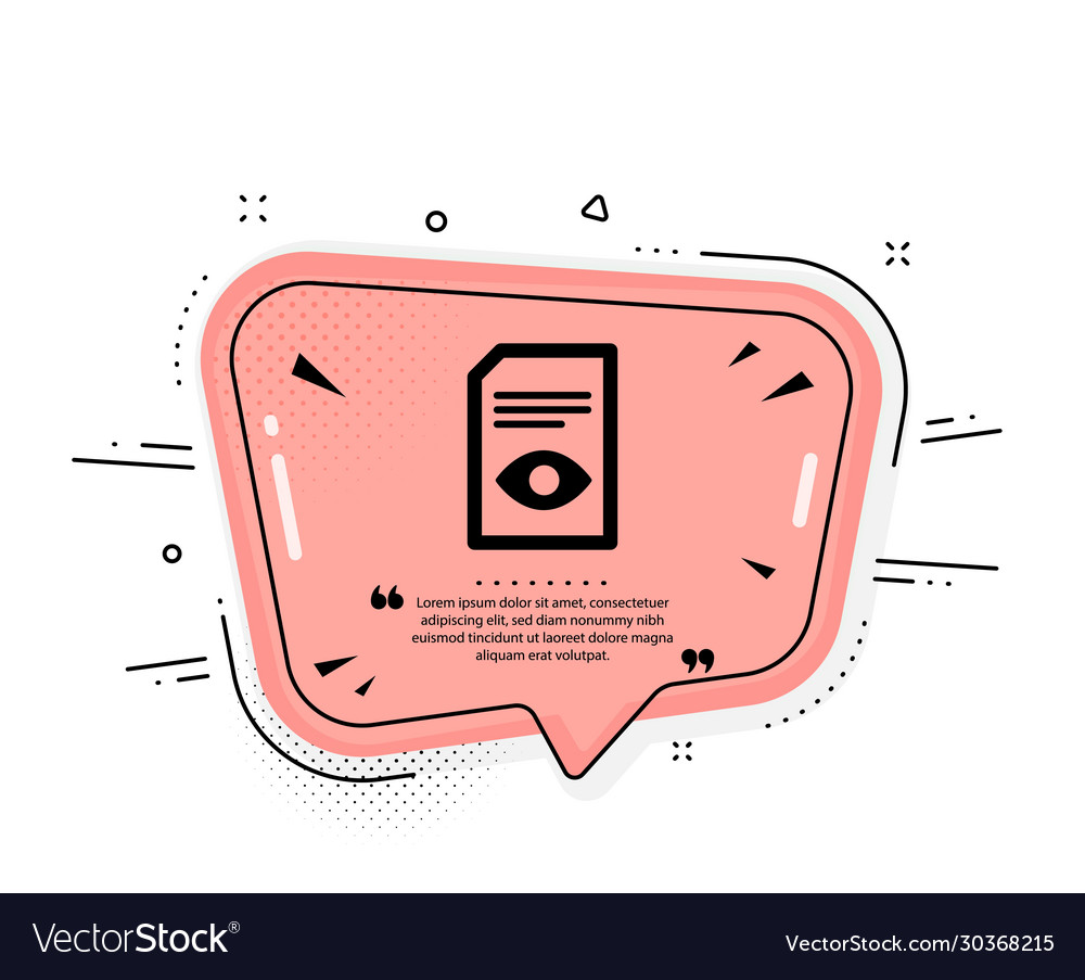 View document icon open file sign