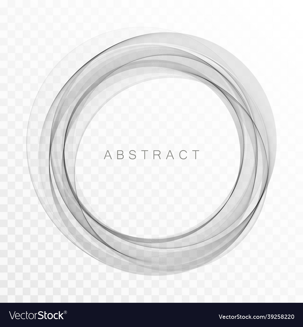 Abstract Gray Circle Lines