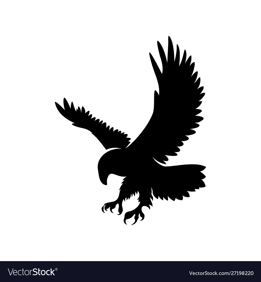 Eagle logo design template Royalty Free Vector Image