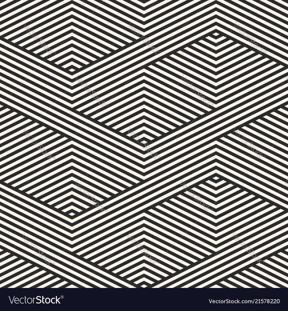 Geometric lines pattern black and white stripes