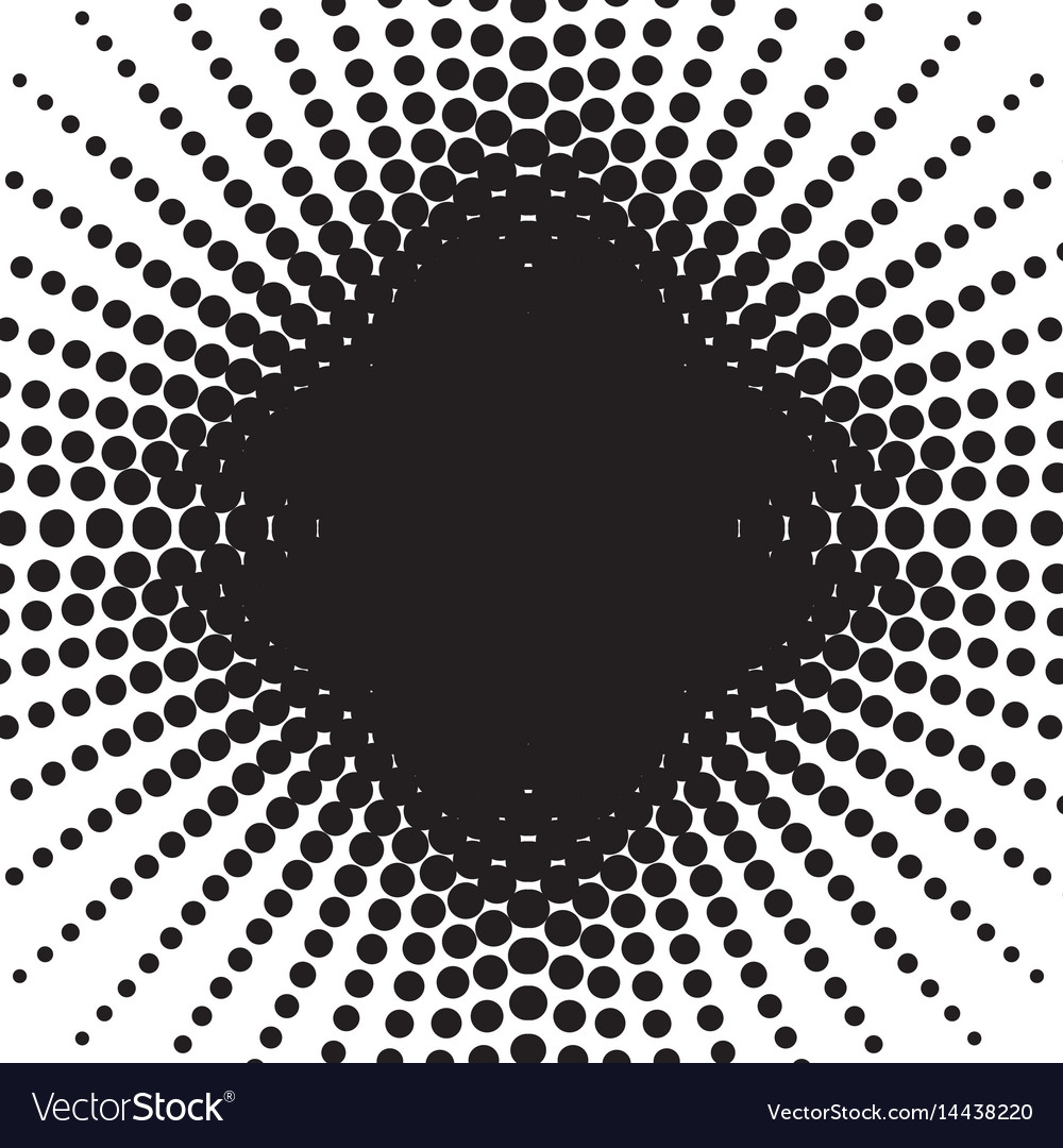 Halftone radial pattern background dots texture