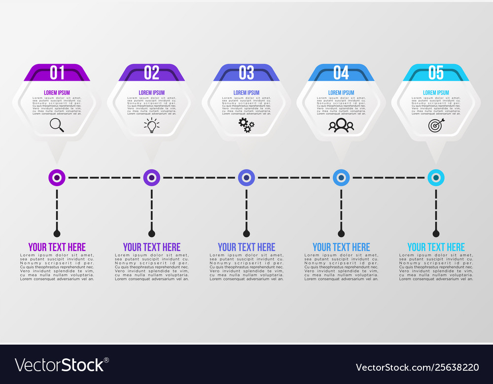 Infographic design template with options steps