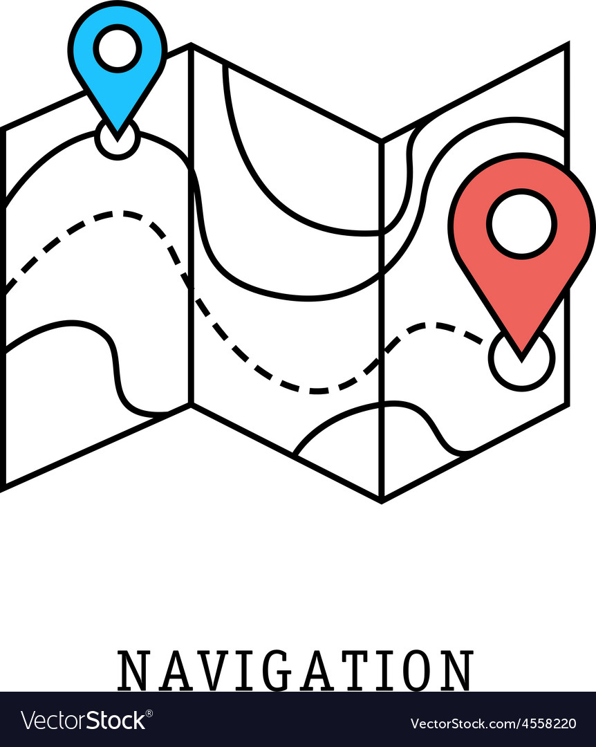 Navigation and geolocation thin flat lines