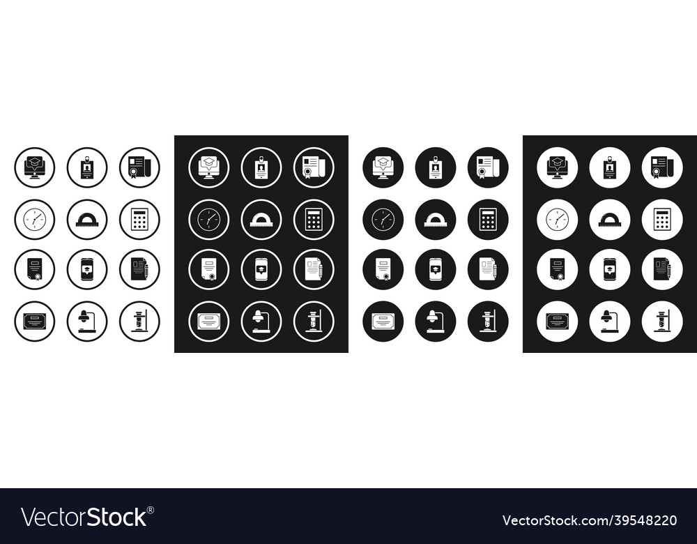 Set certificate template protractor grid