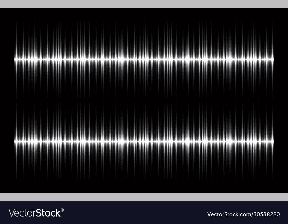 Sound waves abstract patternvctor design vector image Sound waves abstract patternvctor design