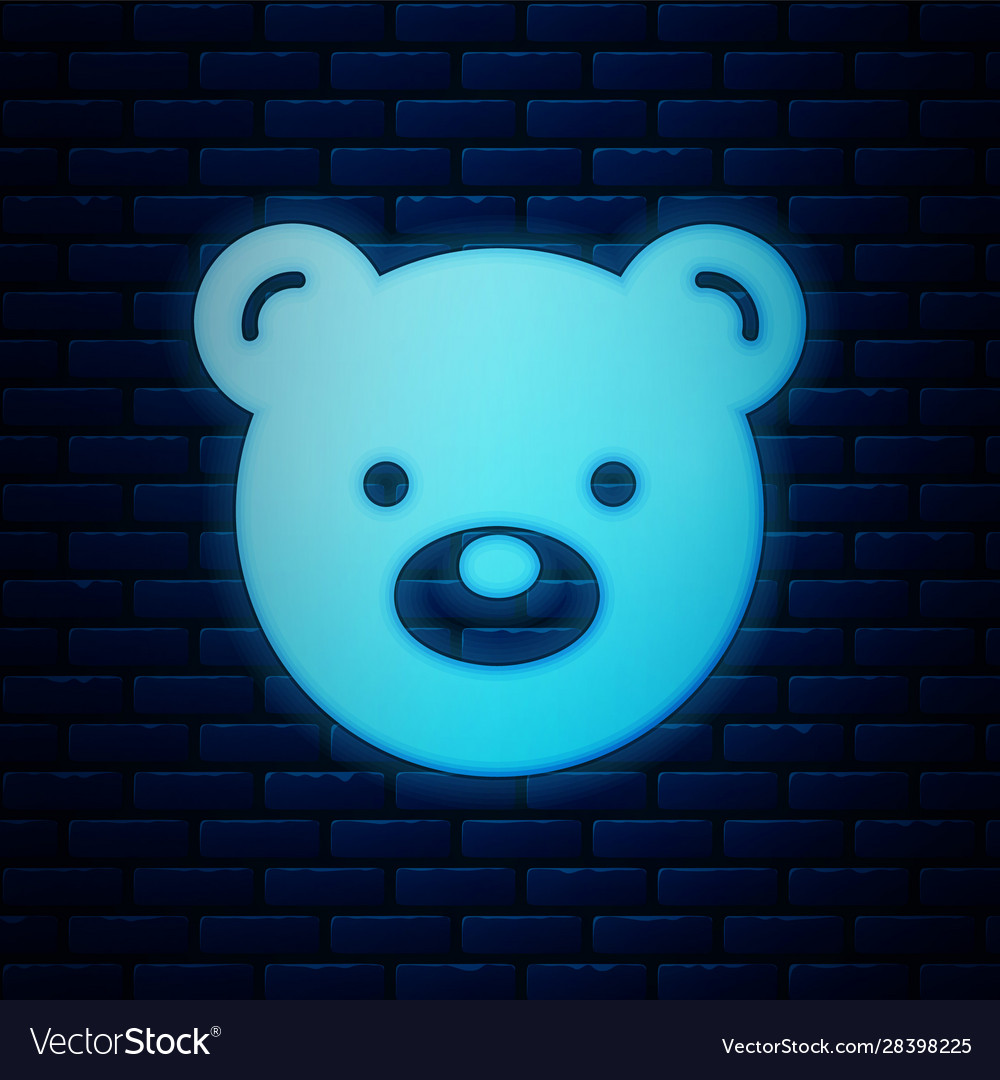 glowing teddy bear