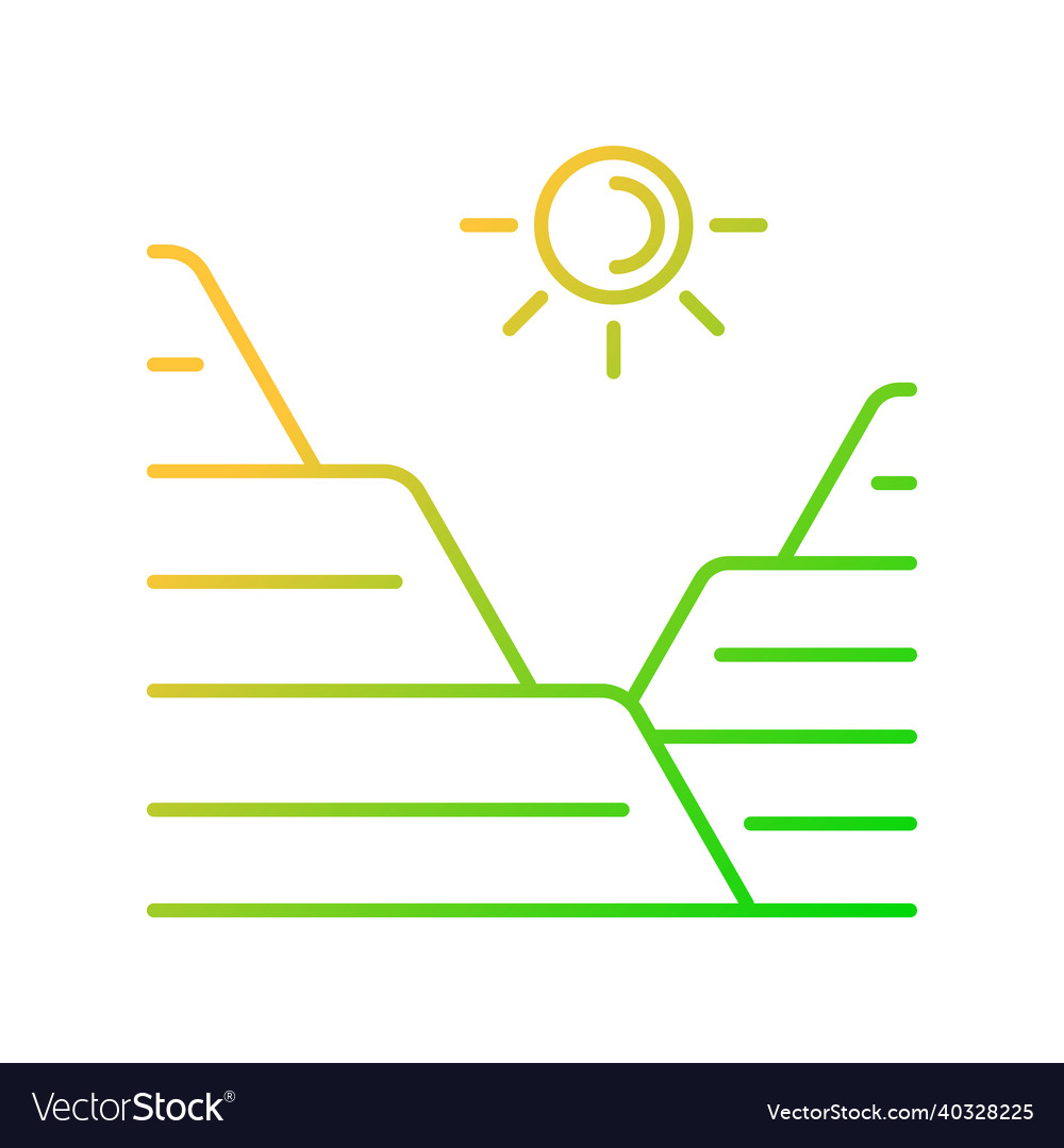 Loess gradient linear icon