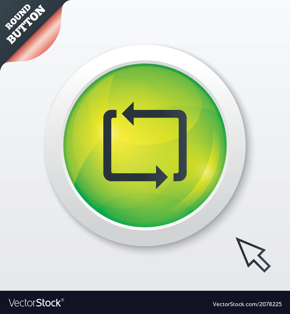 Repeat icon loop symbol refresh sign