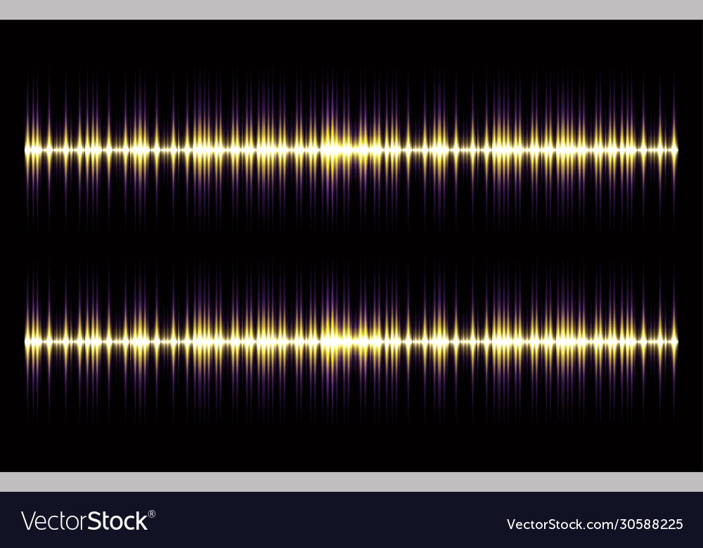 Sound waves abstract patternvctor design