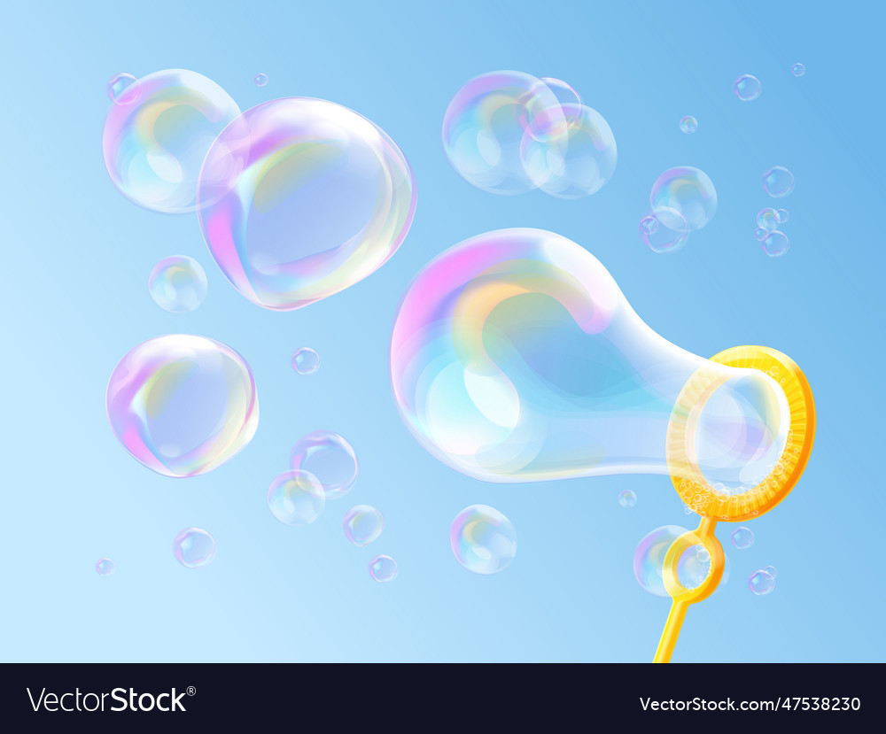 Blowing bubbles inside of a bubble with a release. #fyp #bubbles #soap