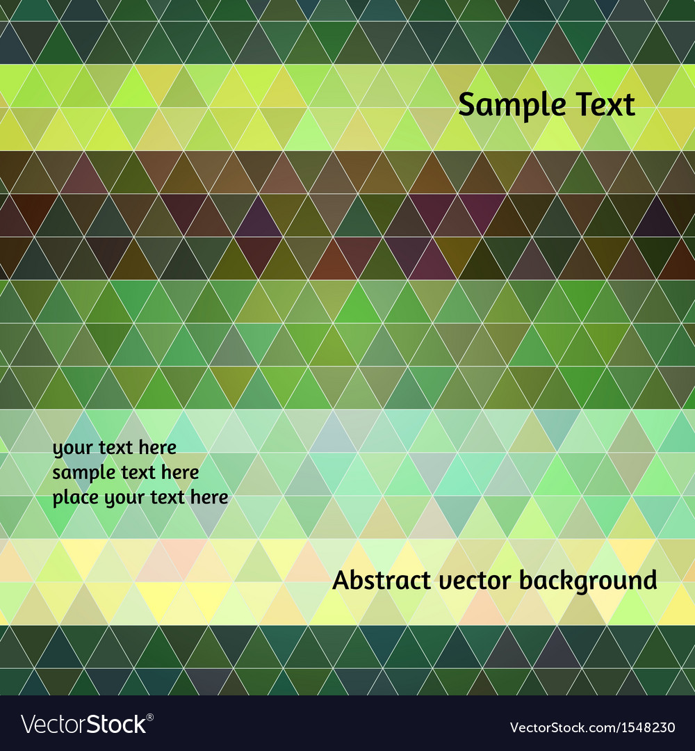 Abstract background stylized triangle flat design