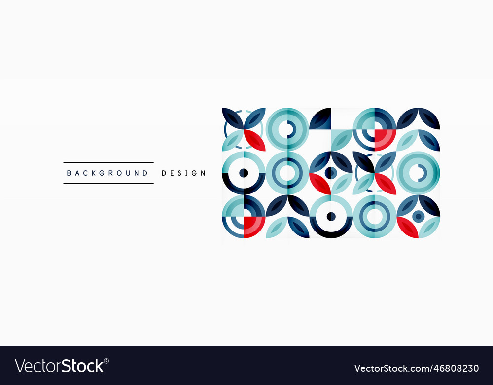 Abstract Colorful Circle Background
