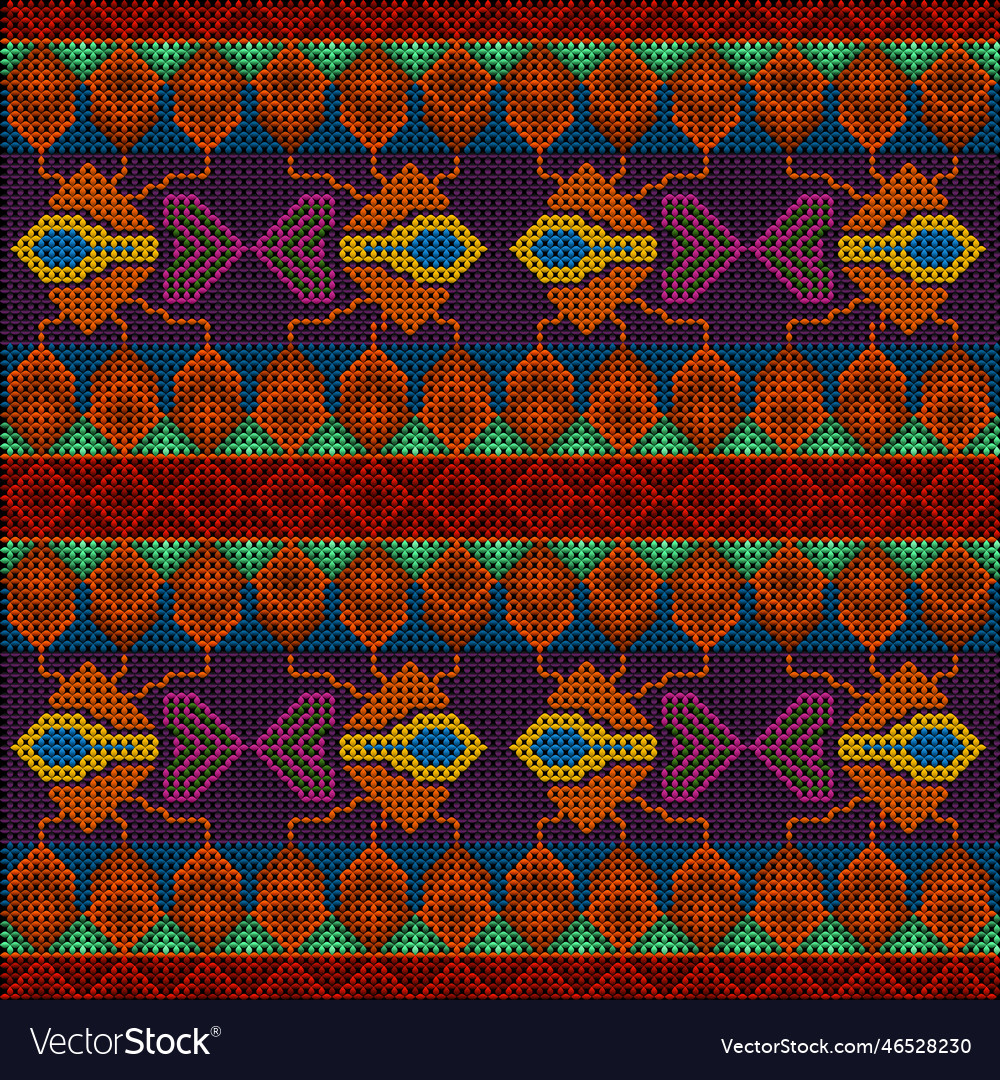 Abstract seamless pattern stylized as artificial