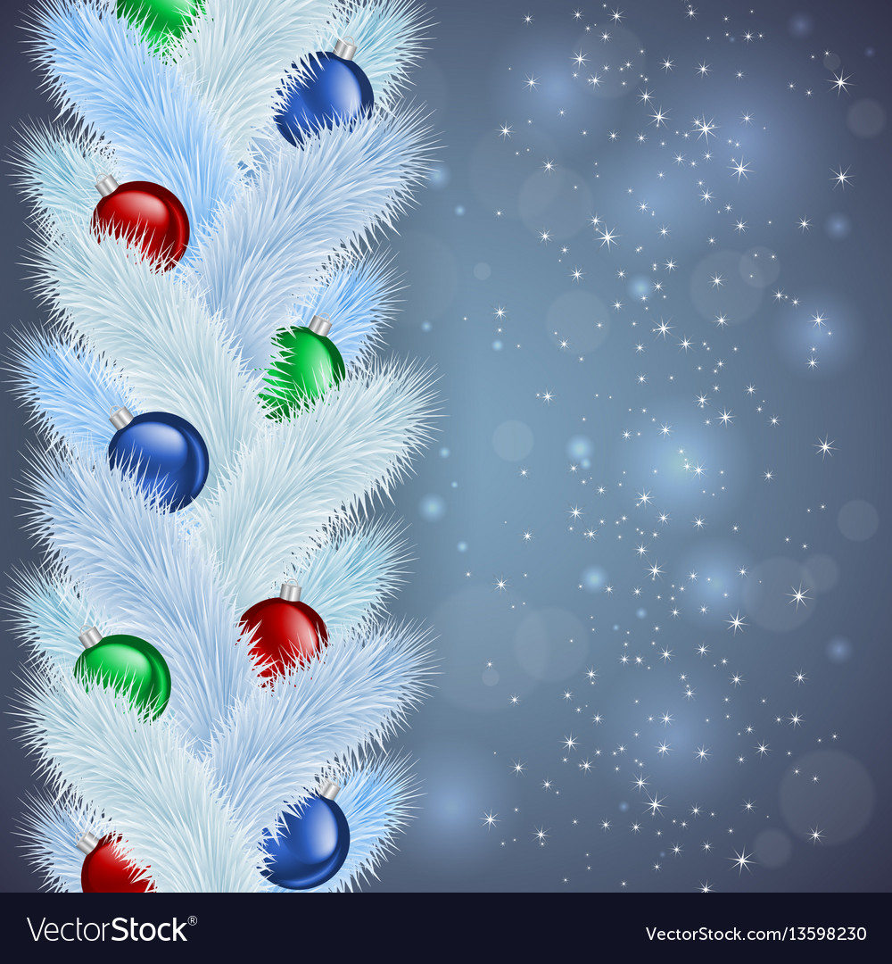 Christmas background vector image Christmas background