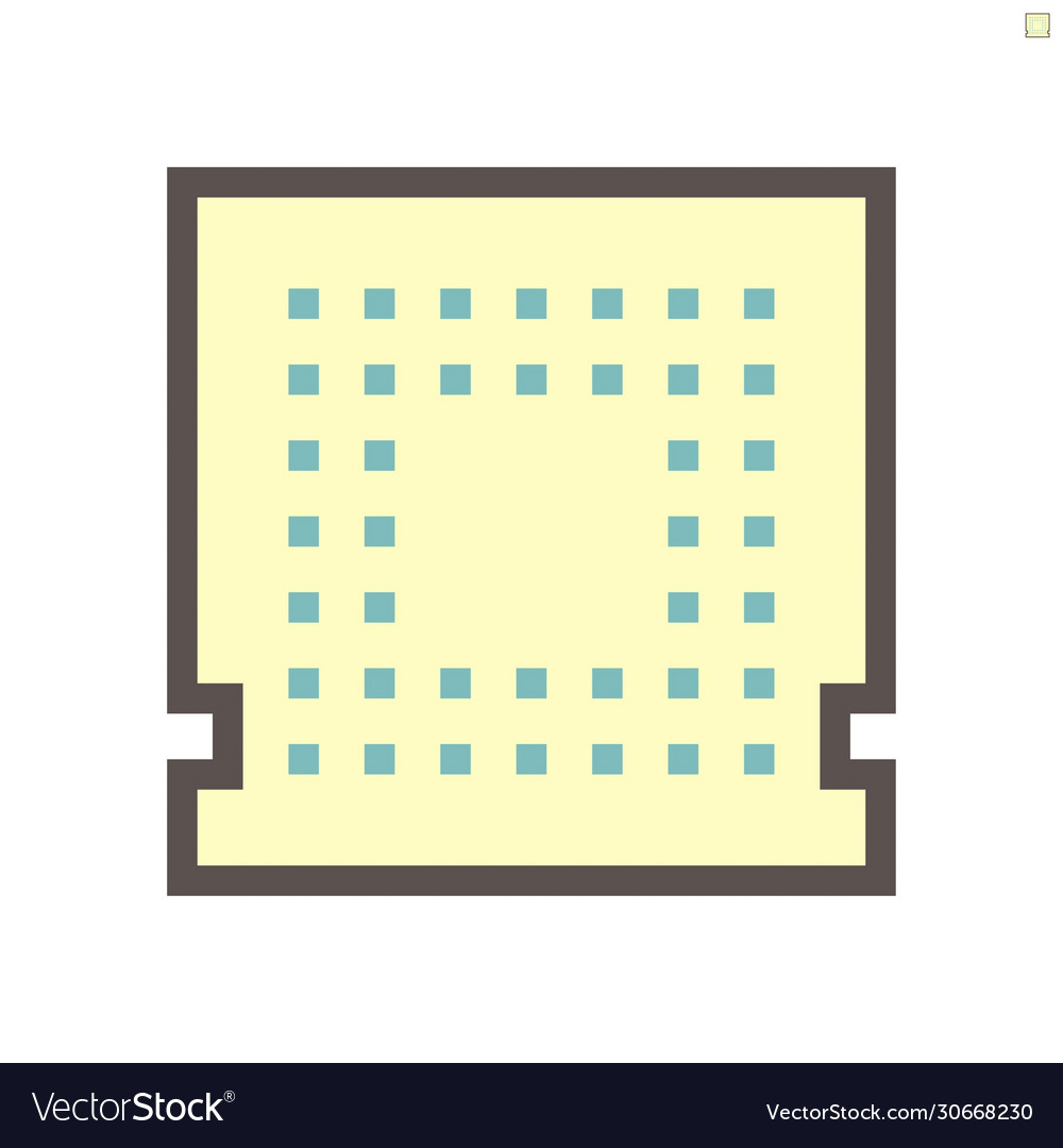 Computer chip processor or microchip technology