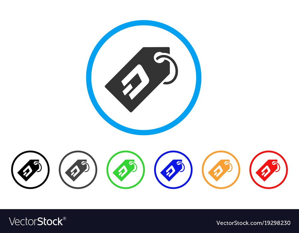 Dash token rounded icon
