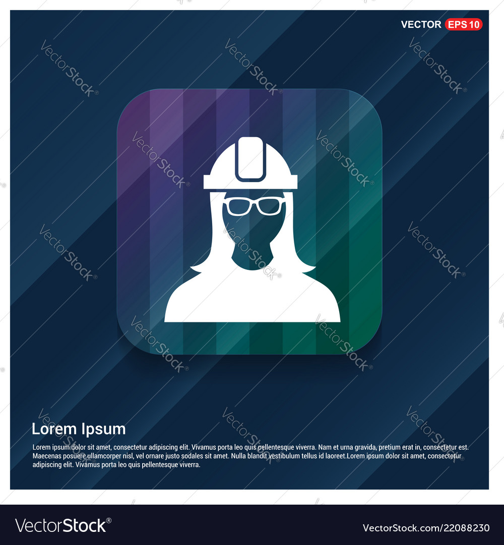 Engineer user icon