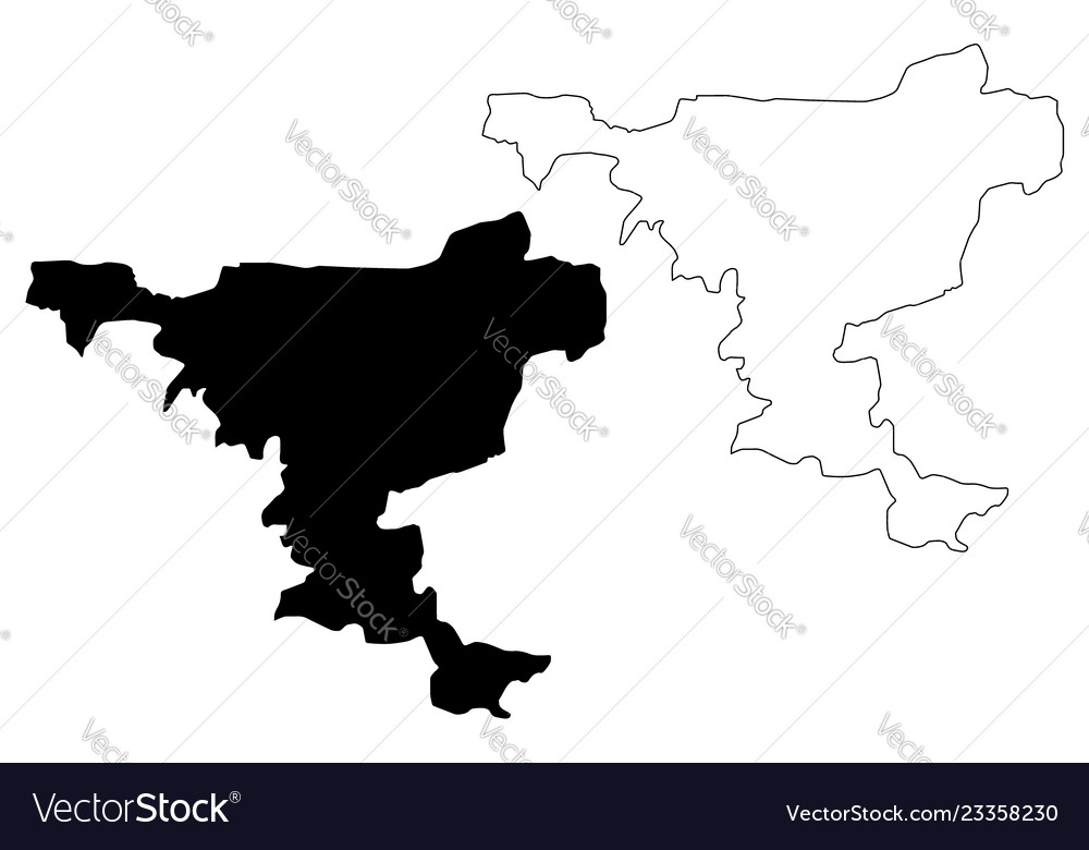 Jigawa state map Royalty Free Vector Image VectorStock