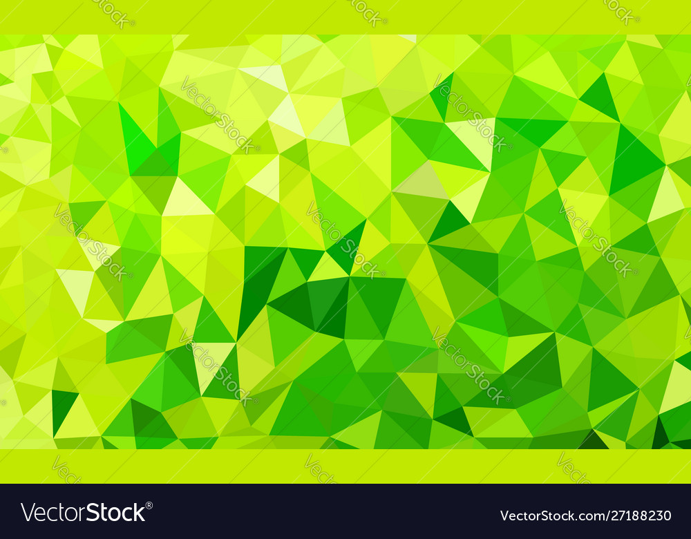 Low poly background green color