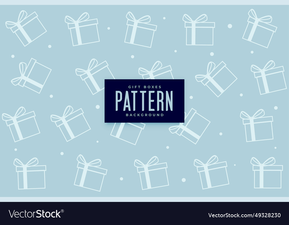 Minimal and elegant a giftbox patterned