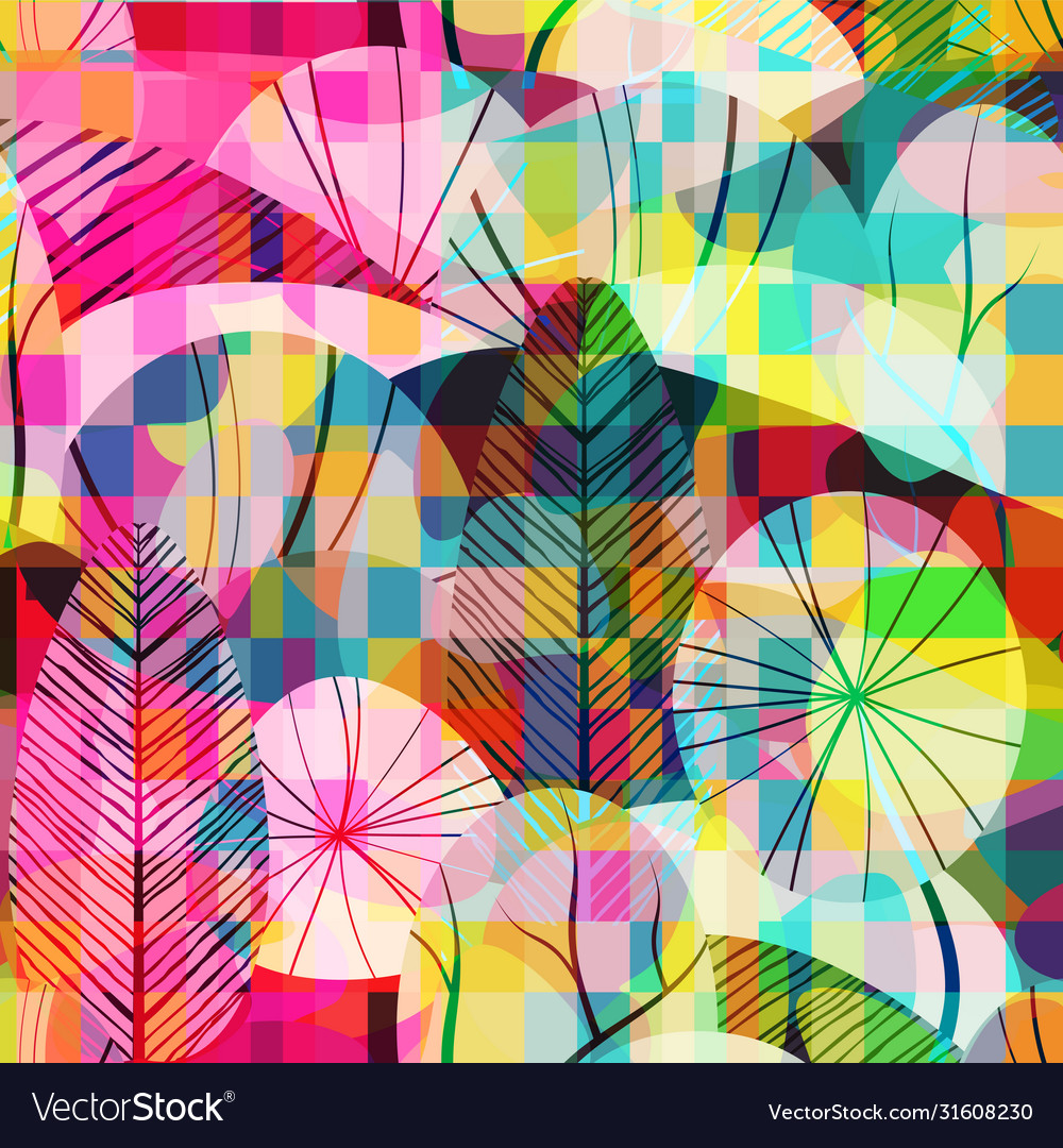 Multicolored abstract pattern background vector image Multicolored abstract pattern background