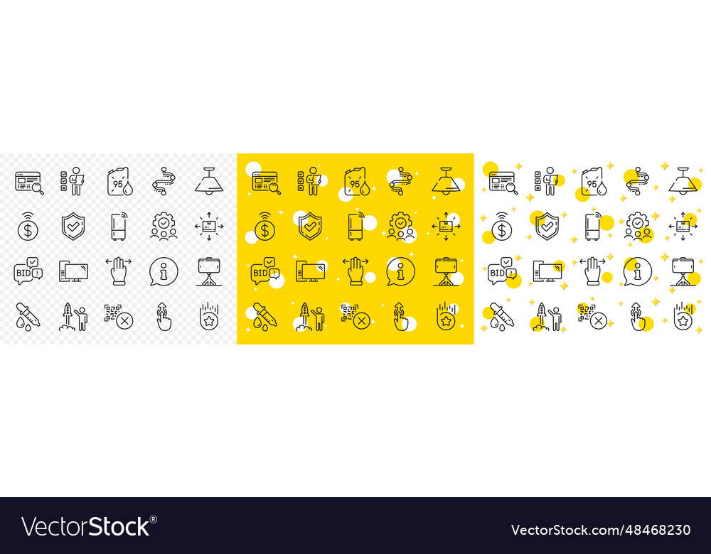 Outline cardboard box multitasking gesture vector image Outline cardboard box multitasking gesture