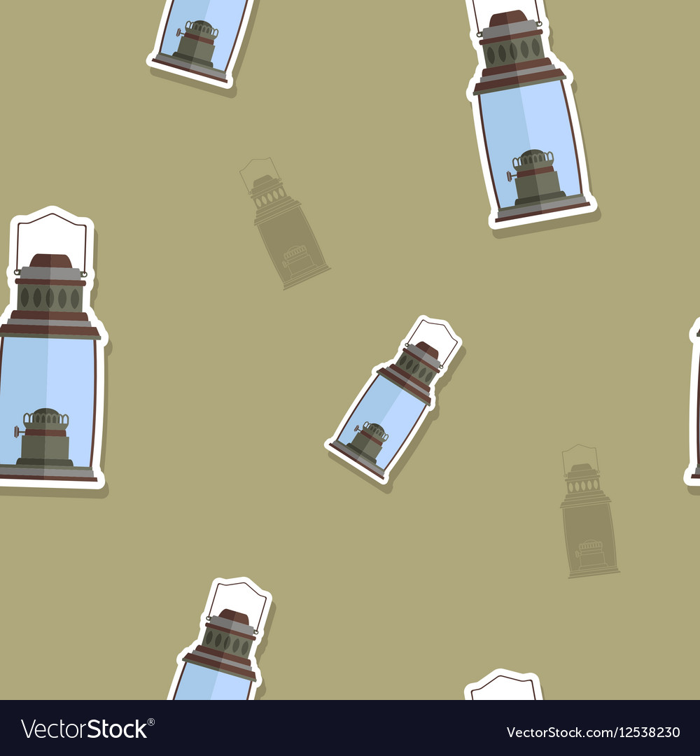 Seamless pattern with lanterns