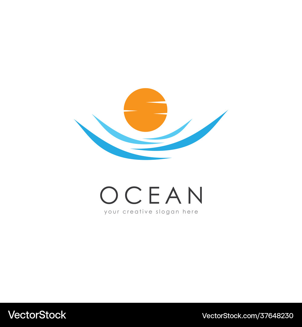 Water wave Royalty Free Vector Image - VectorStock