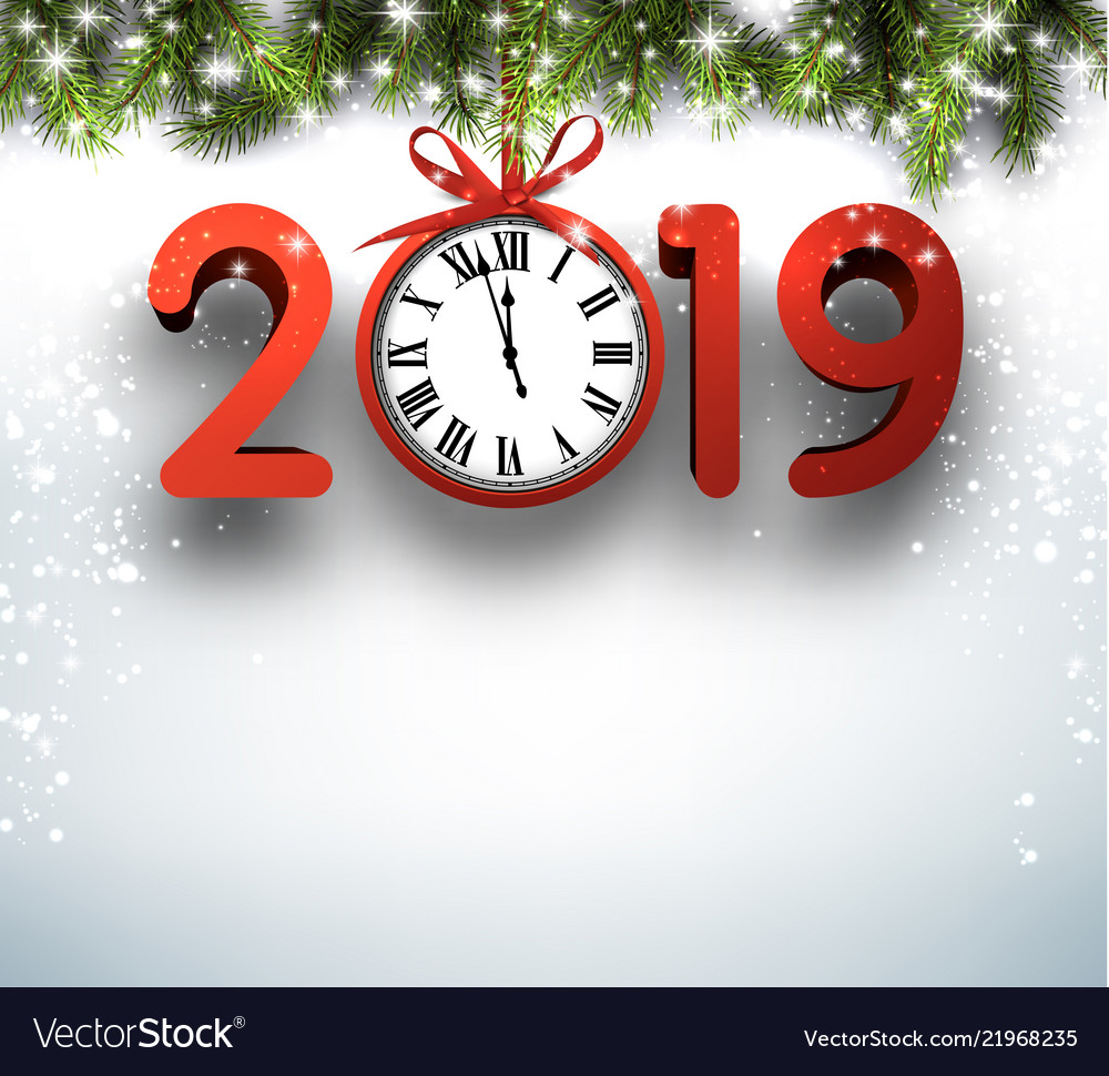 2019 New Year Background - Festive & Bright