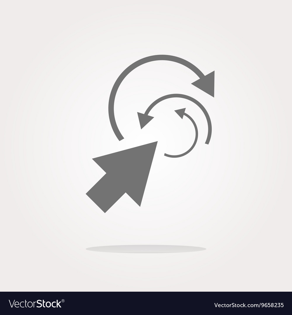 Abstract arrow sign icon arrows symbol