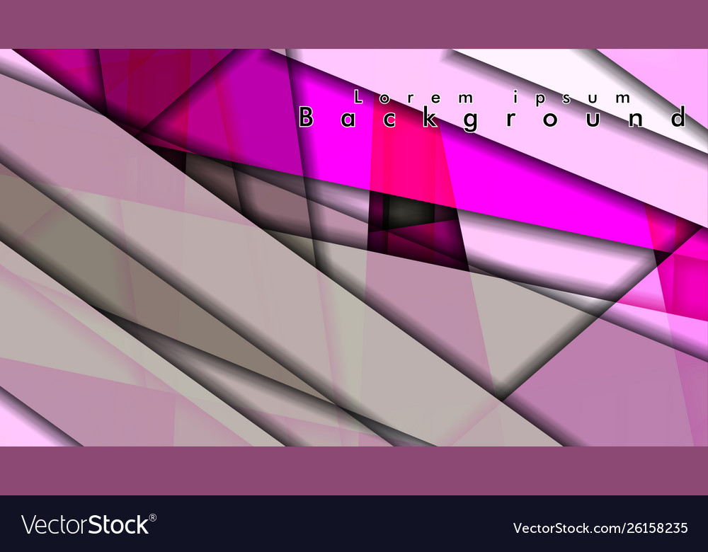 Abstract background design rectangular tube vector image Abstract background design rectangular tube
