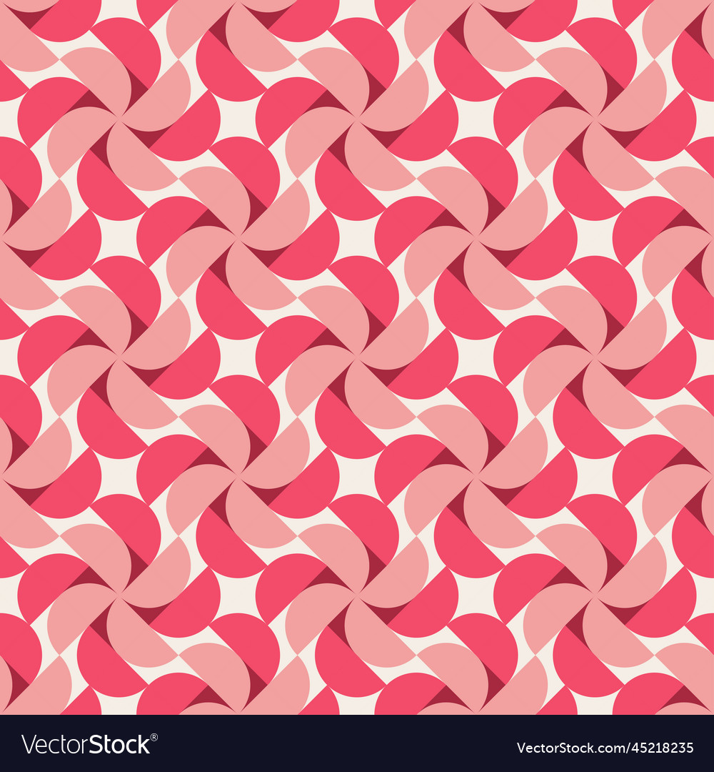 Abstract geometric pattern turbine shape tiles vector image Abstract geometric pattern turbine shape tiles