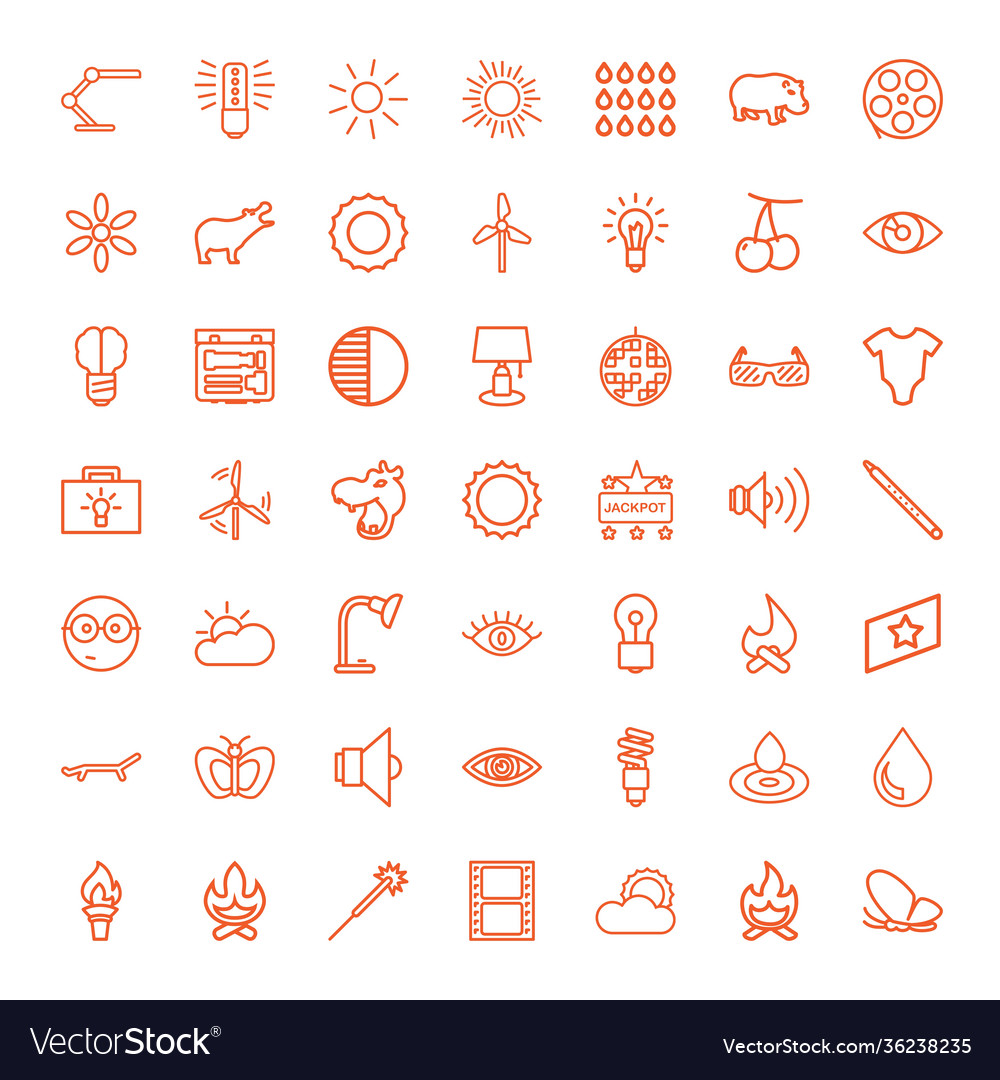 Bright icons