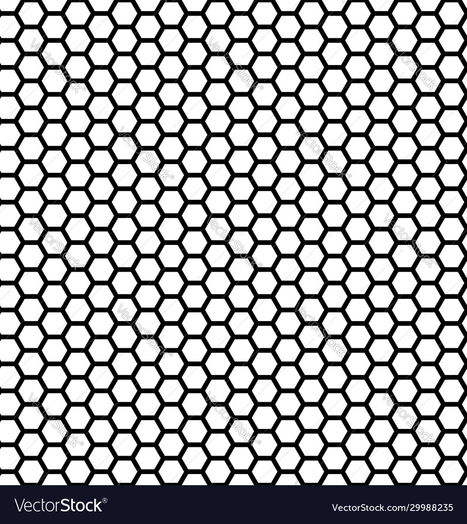 Honeycomb grid texture vector image Honeycomb grid texture
