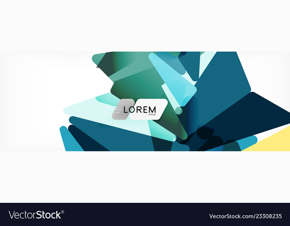 Mosaic triangular low poly style abstract vector image Mosaic triangular low poly style abstract