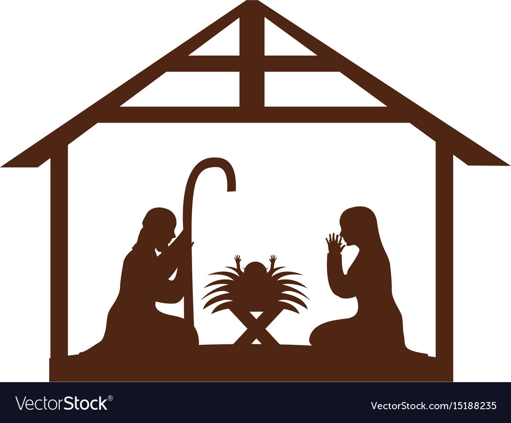 Nativity Scene with Holy Family