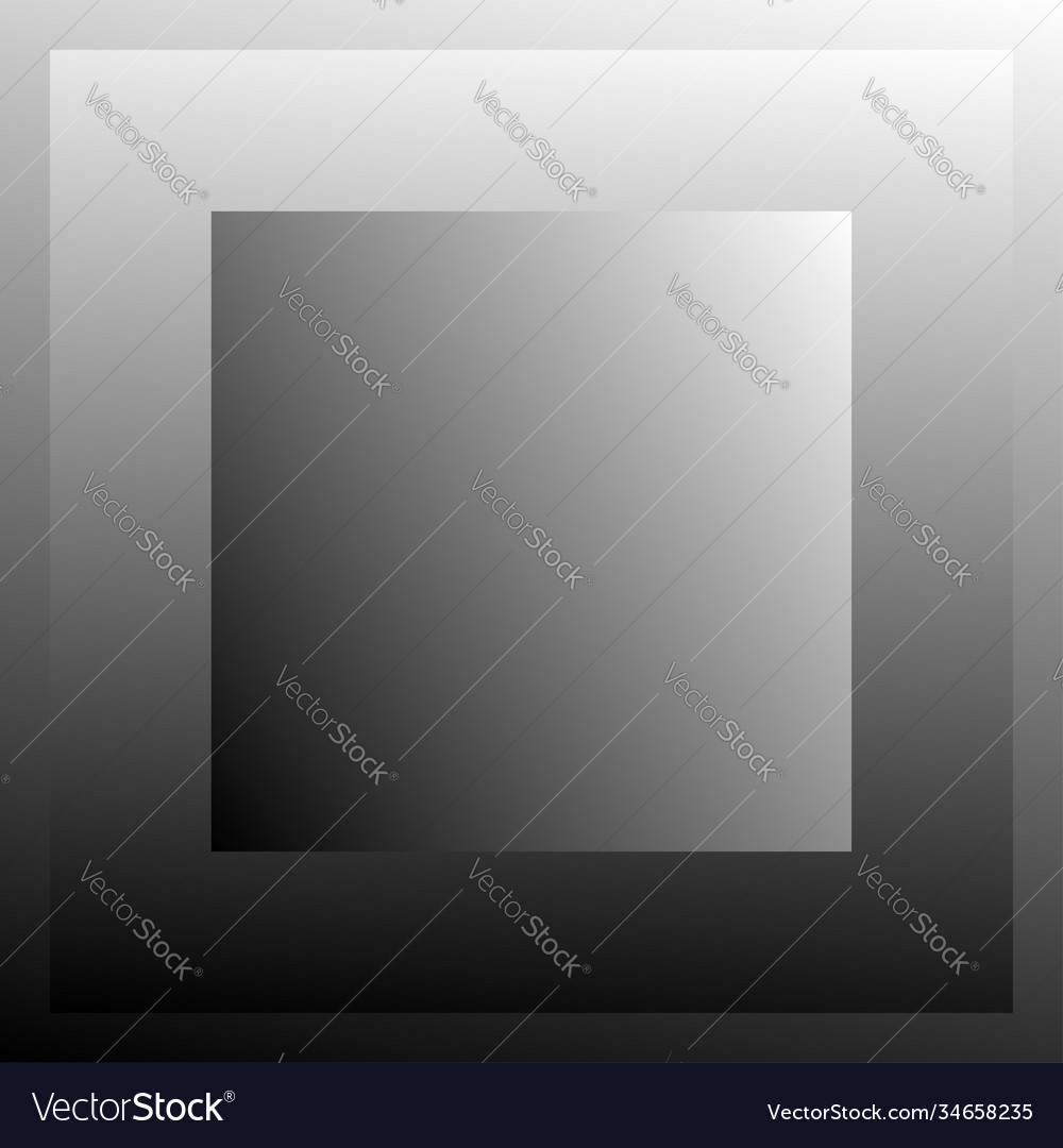 Overlapping squares blocks grayscale vector image Overlapping squares blocks grayscale