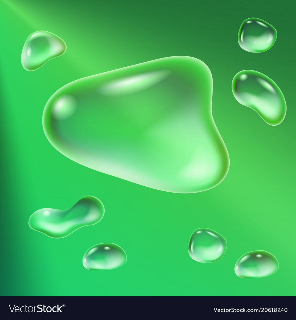 Background with water drops of different forms vector image Background with water drops of different forms