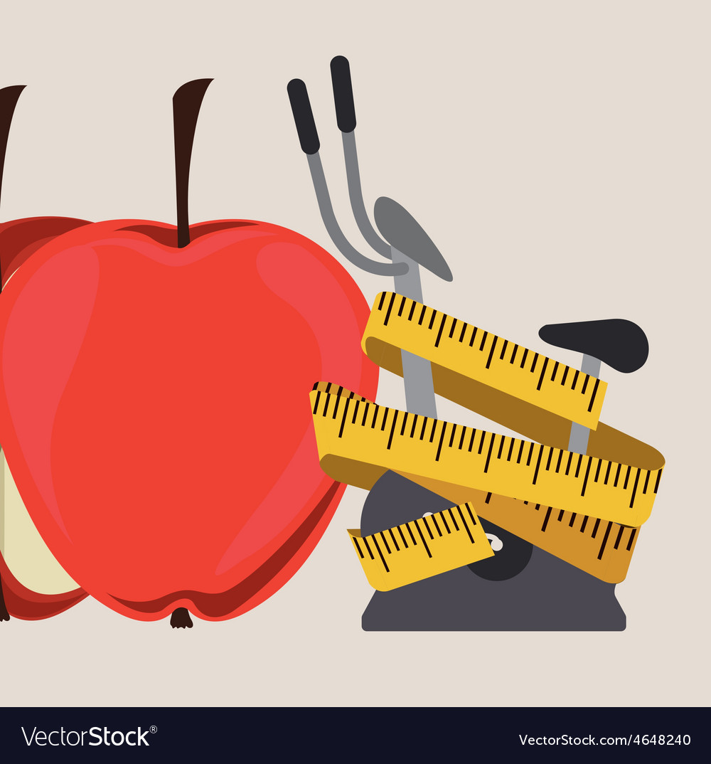 heathy lifestyle designl royalty free vector image