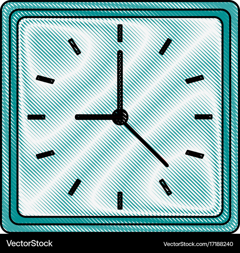 Wall clock isolated Royalty Free Vector Image - VectorStock
